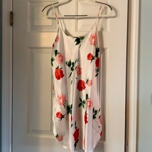 Rose print nightgown